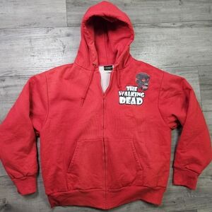 Camber x Walking Dead Heavyweight full zip hoodie Size XL vintage USA full zip